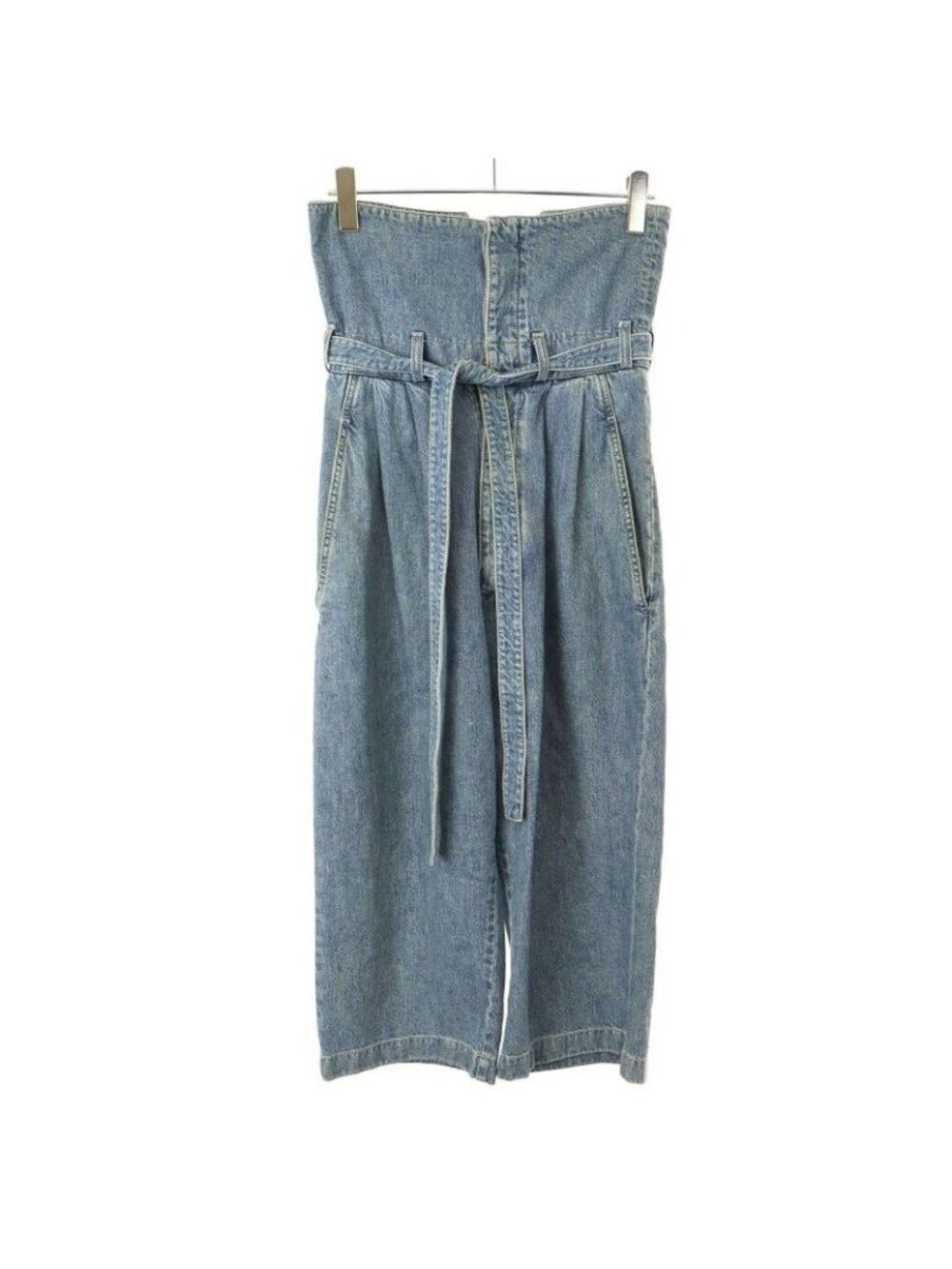 Loewe High Waisted Belted Denim Pants Ib Indigo 36
